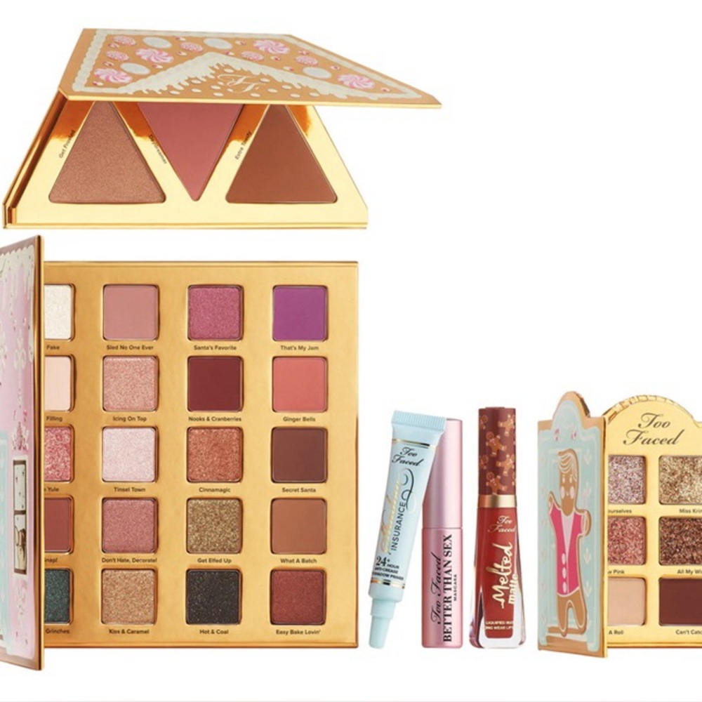 Too Faced Christmas Cookie House Party collection